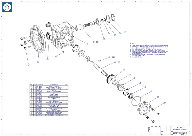 Bổ trợ kỹ năng đọc hiểu bản vẽ kỹ thuật cơ khí  ADVANCE CAD