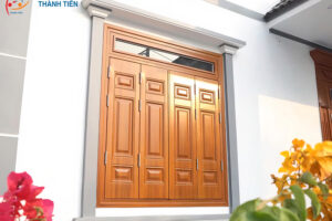 Cửa sổ thép vân gỗ – Giải pháp lý tưởng cho căn biệt thự của bạn