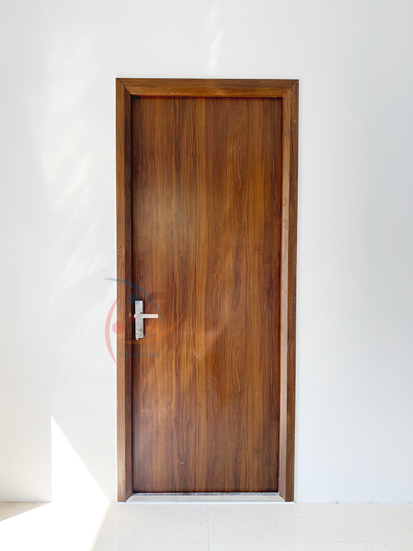 cửa thép vân gỗ 1 cánh chống cháy thành tiến