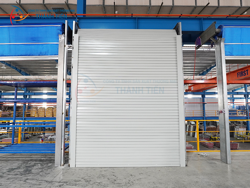 Mặt nan thép cửa cuốn chống cháy EI60 Thành Tiến