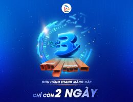 CHỈ CÒN 03 NGÀY ƯU ĐÃI GIẢM 3% ĐƠN HÀNG THANG MÁNG CÁP