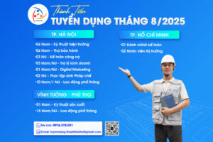 THÀNH TIẾN TUYỂN DỤNG THÁNG 8/2025