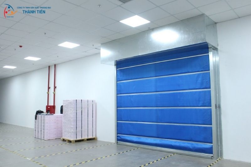 Lắp đặt cửa cuốn chống cháy trong thực tế