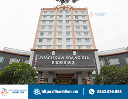 Nâng tầm đẳng cấp, sang trọng với hệ thống cửa thép vân gỗ Thành Tiến tại Khách sạn Hoàng Gia – Bắc Ninh