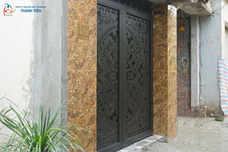 Cấu tạo của cổng hoa văn CNC