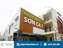 Hệ thống cửa thép chống cháy Thành Tiến tại công trình Trường mầm non Sơn Ca 7, TP. Hồ Chí Minh