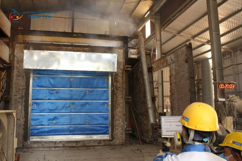 Kiểm nghiệm rèm ngăn cháy