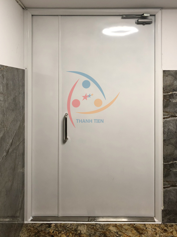 Mẫu cửa thép cánh lệch
