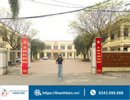 Thành Tiến nâng tầm thương hiệu với 40 bộ cửa thép tại UBND xã Yên Viên