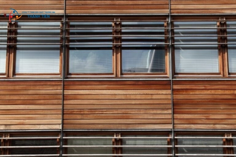 Lam chắn nắng gỗ