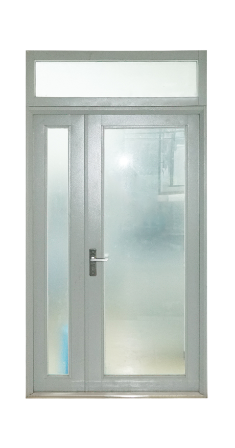 cửa kính chống cháy 2 cánh lệch thành tiến