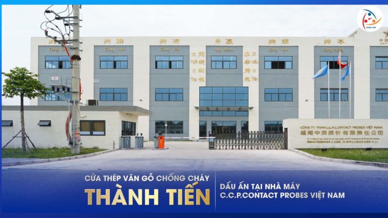 70 Bộ cửa chống cháy Thành Tiến tại nhà máy C.C.P Contact Probes Việt Nam 